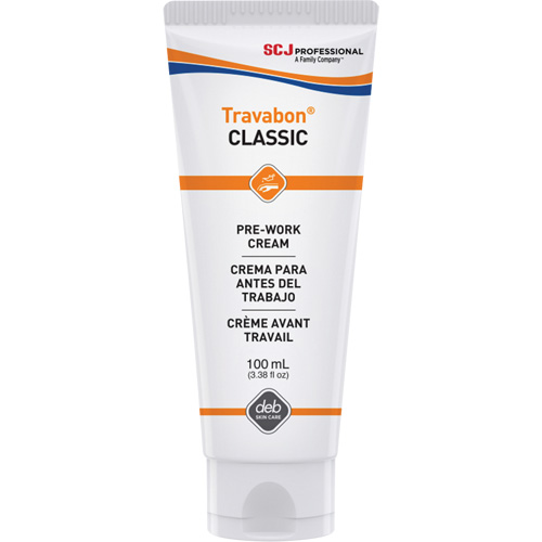 Travabon&reg; Classic Oil, Grease & Adhesive Defense Cream, Tube, 100 ml Solutions industrielles ALPHA