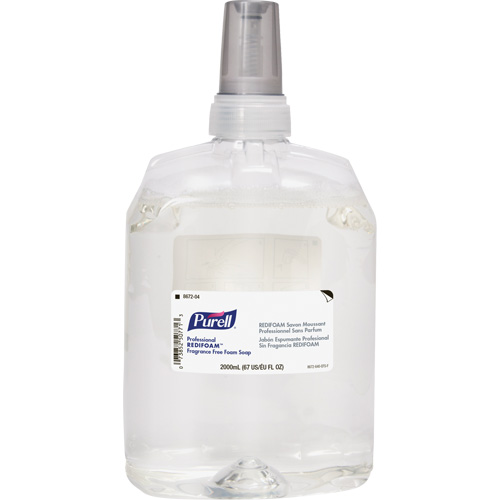 Recharge de savon &agrave; main REDIFOAM professionnel, Mousse, 2000 ml, Sans parfum Solutions industrielles ALPHA