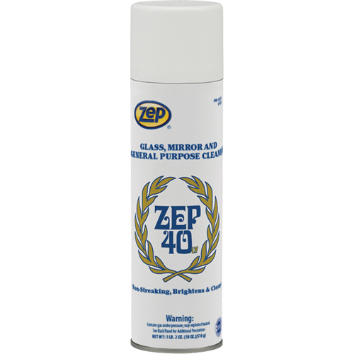 Non-Streaking Glass & Mirror Cleaner, 18 oz., Aerosol Can Solutions industrielles ALPHA