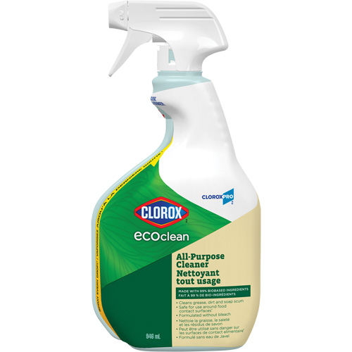 Nettoyant tout usage CloroxPro Clorox EcoClean, 946 ml, Bouteille &agrave; g&acirc;chette Solutions industrielles ALPHA