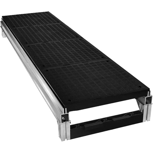 FOUNDATION Smooth Modular Aluminum Work Platform Kit, 36" W x 72" D, 400 lbs. Capacity, All-Welded Solutions industrielles ALPHA