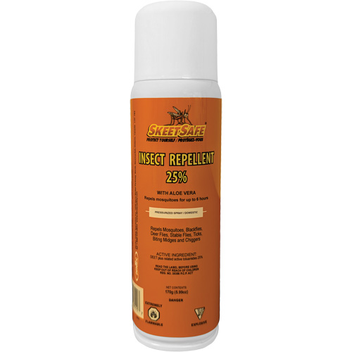 Insect Repellent, 25% DEET, Aerosol, 170 g Solutions industrielles ALPHA
