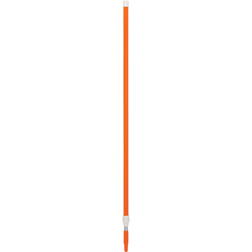 Manche, Balai/Brosse/Vadrouille &agrave; &eacute;pousseter/Support &agrave; tampon/Grattoir/Raclette/Vadrouille humide, Orange, T&eacute;lescopique, 62" - 109-2/5" lo Solutions industrielles ALPHA