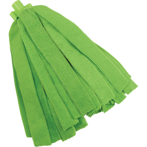 Socket Mop, Green, Microfibre, Cut Style Solutions industrielles ALPHA
