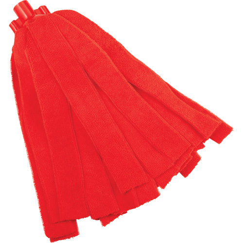 Socket Mop, Red, Microfibre, Cut Style Solutions industrielles ALPHA