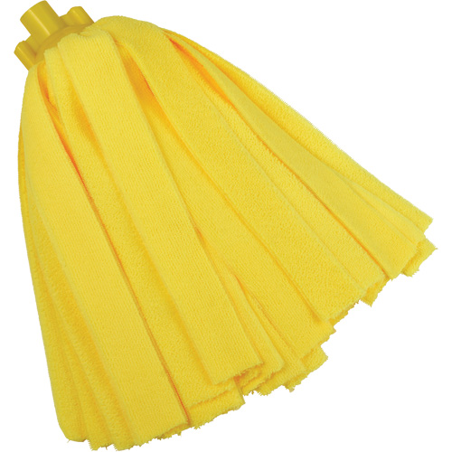 Vadrouille &agrave; fente, jaune, Microfibre, Style Coup&eacute; Solutions industrielles ALPHA