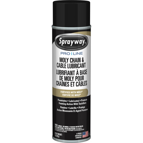 Pro Line Moly Chain & Cable Lubricant, Aerosol Can Solutions industrielles ALPHA