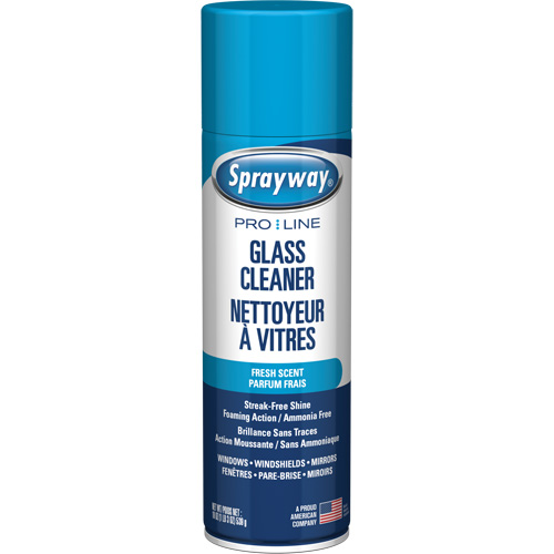 Ammonia-Free Pro Line Glass Cleaner with Fresh Scent, 19 oz., Aerosol Can Solutions industrielles ALPHA