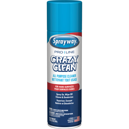 Pro Line Crazy Clean&reg; All Purpose Crazy Cleaner, 19 oz., Aerosol Can Solutions industrielles ALPHA
