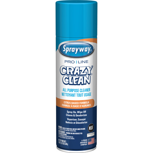 Nettoyant tout usage Pro Line Crazy Clean, 19 oz., Canette a&eacute;rosol Solutions industrielles ALPHA