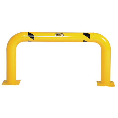 High Profile Machinery Guards, 4' W x 2' H, Yellow Solutions industrielles ALPHA