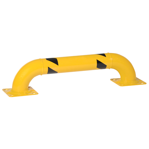 Low Profile Rack Guards, 3' W x 0.75' H, Yellow Solutions industrielles ALPHA