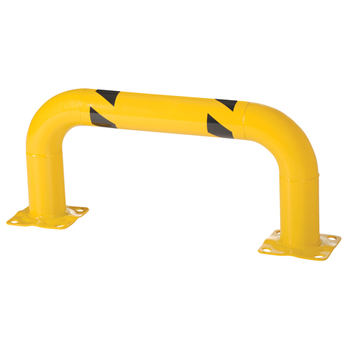 Low Profile Rack Guards, 3' W x 1.4' H, Yellow Solutions industrielles ALPHA