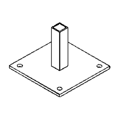 Curtain Partition Floor Mount Solutions industrielles ALPHA