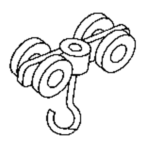 Rouleau double en acier pour rail de roulement de murs-rideaux Solutions industrielles ALPHA