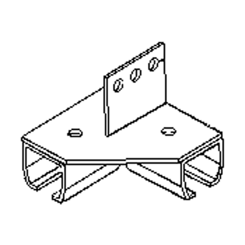 Beam Mount Curtain Partition 90° Corner Connector Solutions industrielles ALPHA