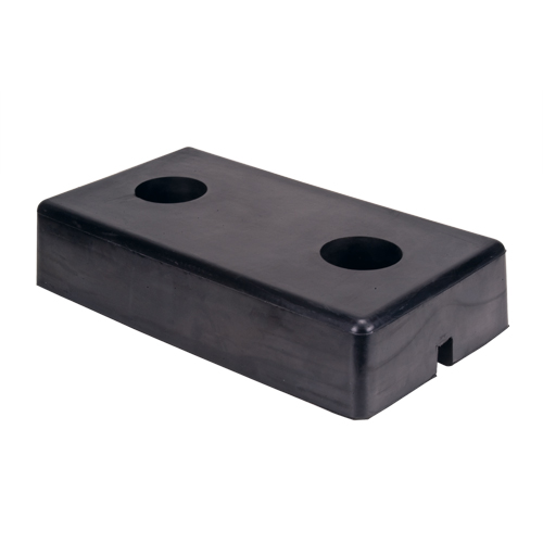 Butoirs moul&eacute;s pour quai, Caoutchouc, 18" la x 4" p x 10" h Solutions industrielles ALPHA