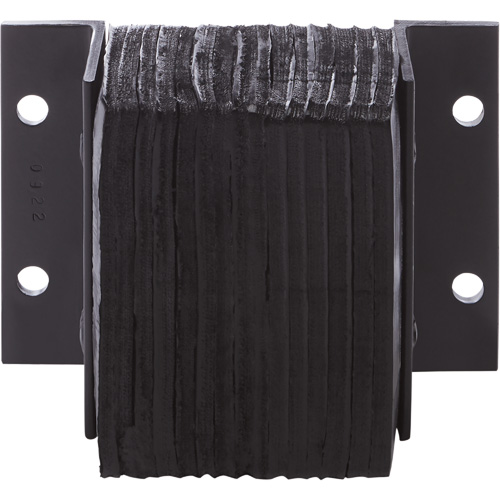 Butoirs de quai lamell&eacute;s, Horizontal, Caoutchouc, 12" la x 9" p x 12" h Solutions industrielles ALPHA