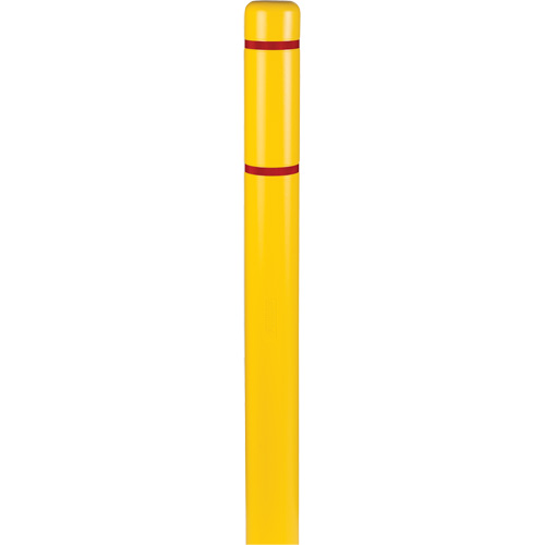 Capuchons en polyethylene pour borne de protection, 4-1/2" dia. x 64" l, Jaune Solutions industrielles ALPHA