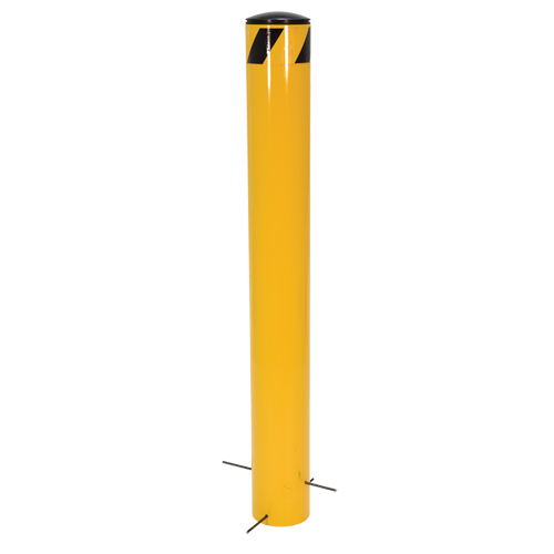 Pour-In-Place Bollards, Steel, 36-1/2" H x 5-9/16" W, Yellow Solutions industrielles ALPHA