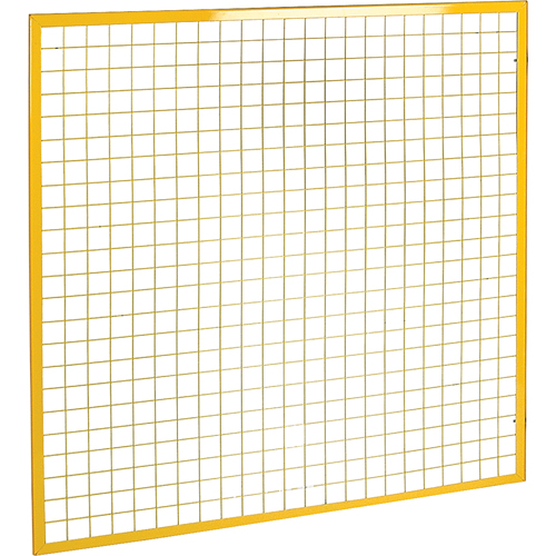 Wire Mesh Partition Components - Sliding Doors, 4' W x 8' H Solutions industrielles ALPHA