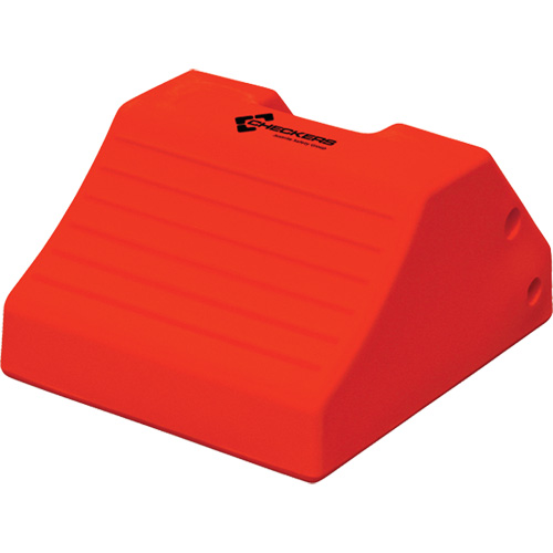 Heavy-Duty Wheel Chocks, Polyurethane, Safety Yellow, 15-1/2" W x 17-7/10" D x 10" H Solutions industrielles ALPHA
