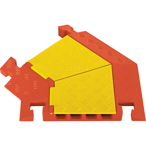 Linebacker&reg; 5-Channel Heavy Duty Cable Protector - Left Turn Solutions industrielles ALPHA