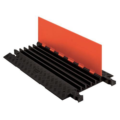 Protecteur de c&acirc;ble pour usage g&eacute;n&eacute;ral Guard Dog, 5 canaux, 36" lo x 19,75" la x 1,875" h Solutions industrielles ALPHA