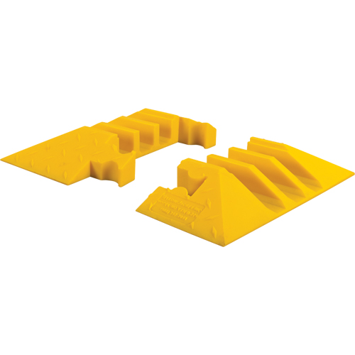 Yellow Jacket&reg; 3-Channel Heavy Duty Cable Protector - End Caps Solutions industrielles ALPHA