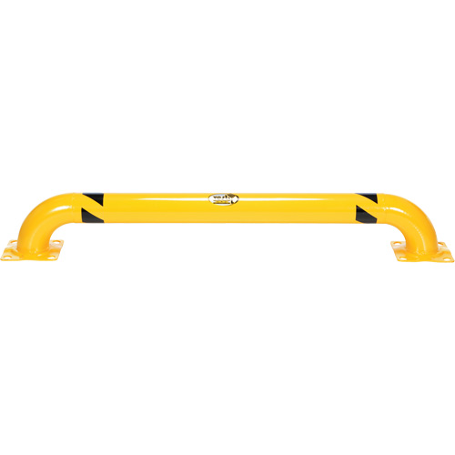 Protecteur de r&acirc;telier &agrave; profil bas, 5,3' la x 0,74' h, Jaune Solutions industrielles ALPHA
