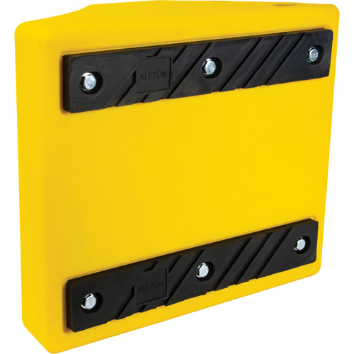 Cale de roue robustes, Ur&eacute;thane, Jaune, 15-1/2" la x 17-7/10" p x 10" h Solutions industrielles ALPHA