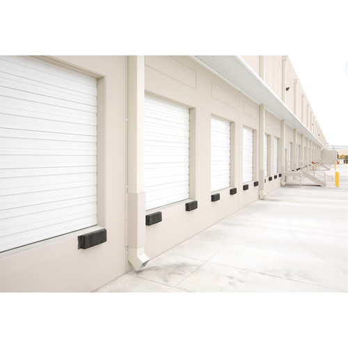 Butoirs de quai lamell&eacute;s, Horizontal, Caoutchouc, 12" la x 4" p x 10" h Solutions industrielles ALPHA