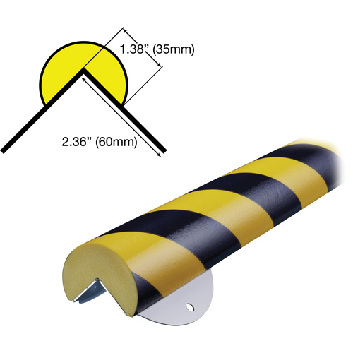 WPK-A+ Profile 1M Corner Protection Bumper Guard Wall Protection Kit Solutions industrielles ALPHA