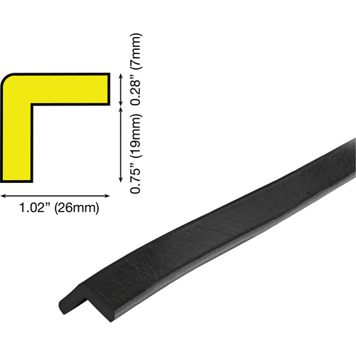 Butoir de protection de coin mod&egrave;le E 5M Solutions industrielles ALPHA