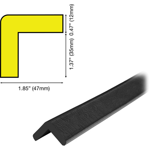 Butoir de protection de coin mod&egrave;le H 5M Solutions industrielles ALPHA