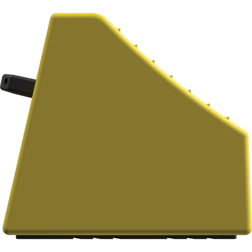 Cale de roue ultra-robuste pour l'exploitation mini&egrave;re Checkers Safety sans support, PEHD, Jaune, 14-1/2" la x 17-1/2" p x 16" h Solutions industrielles ALPHA