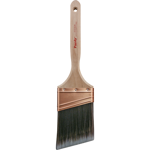 Pinceau XL Glide, Poly/nylon, Manche Bois, Largeur de 3" Solutions industrielles ALPHA
