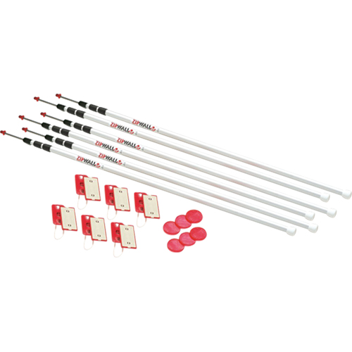 Zipwall&reg; Spring Loaded Pole Solutions industrielles ALPHA