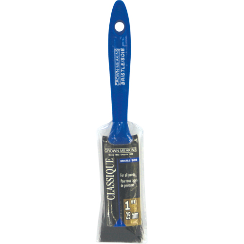 Pinceau classique, Soies, Manche Plastique, Largeur de 1" Solutions industrielles ALPHA