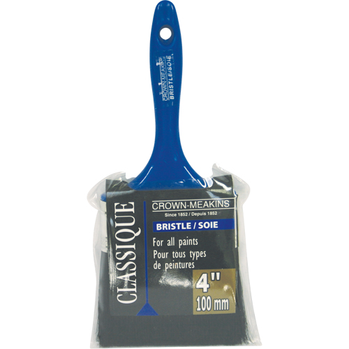 Pinceau classique, Soies, Manche Plastique, Largeur de 4" Solutions industrielles ALPHA