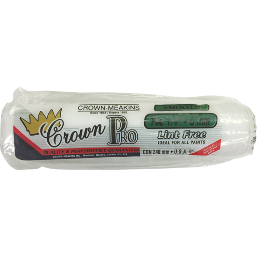 Manchon de rouleau &agrave; peinture non pelucheux professionnel, Nap 6 mm (1/4"), 240 mm (9-1/2") l Solutions industrielles ALPHA