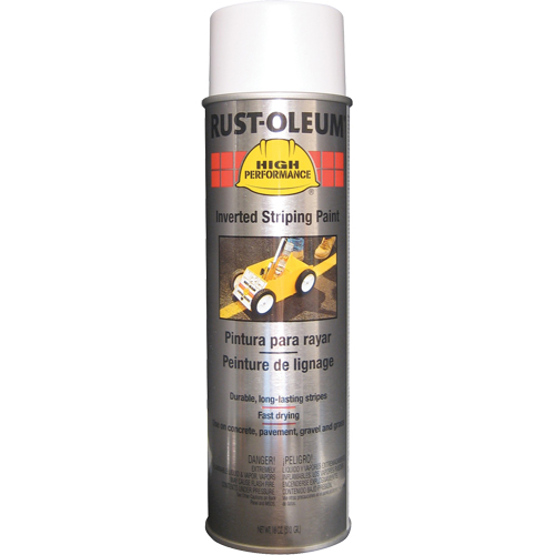 High Performance 2300 System Inverted Striping Spray Paint, White, 18 oz., Aerosol Can Solutions industrielles ALPHA