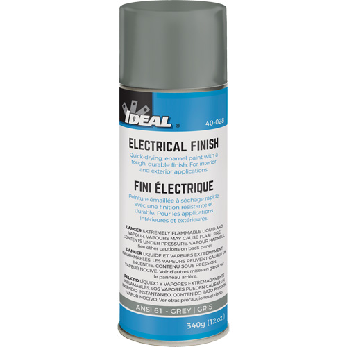Peinture en a&eacute;rosol, Gris, Brillant, Canette a&eacute;rosol Solutions industrielles ALPHA