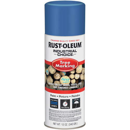 Peinture pour le marquage des arbres Industrial Choice T1600, Bleu, 16 oz Solutions industrielles ALPHA