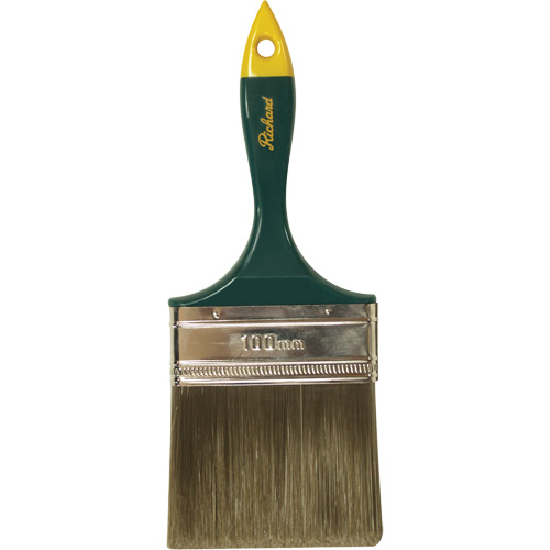 Premier Series Paint Brush, Polyester, Plastic Handle, 4" Width Solutions industrielles ALPHA