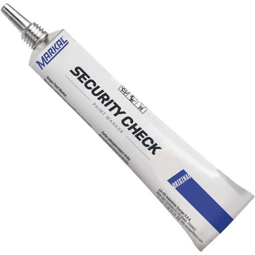 Security Check Paint Marker, 1.7 oz., Tube, Blue Solutions industrielles ALPHA