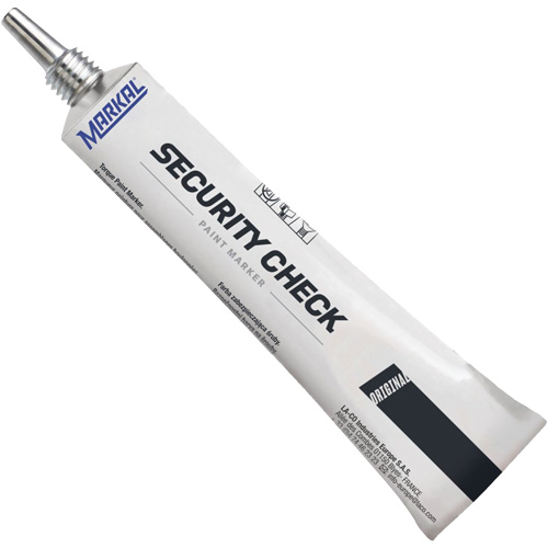 Marqueur de peinture de contr&ocirc;le de s&eacute;curit&eacute;, 1,7 oz, Tube, Noir Solutions industrielles ALPHA