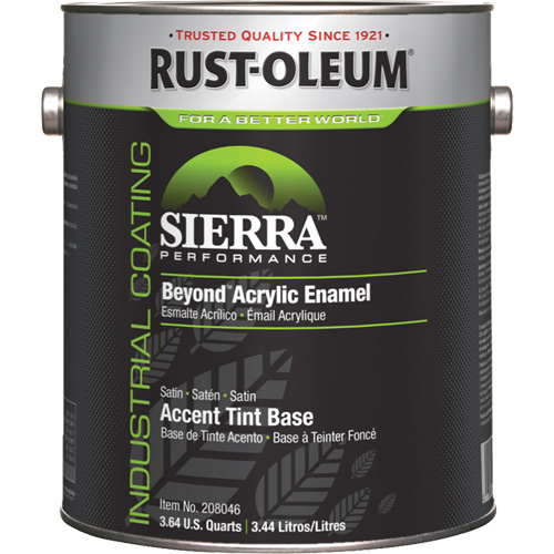 Sierra Performance Beyond Acrylic Enamel, Gallon, Tint Base Solutions industrielles ALPHA
