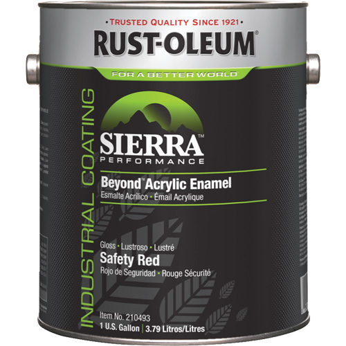 Sierra Performance Beyond Acrylic Enamel, Gallon, Red Solutions industrielles ALPHA