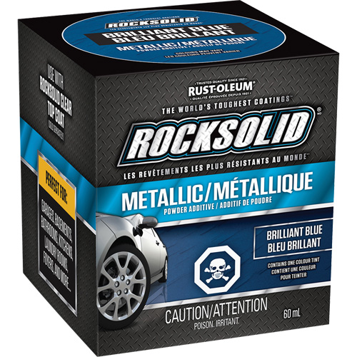 RockSolid&reg; Metallic Powder Additive, 60 mL, Bottle, Brilliant Blue Solutions industrielles ALPHA